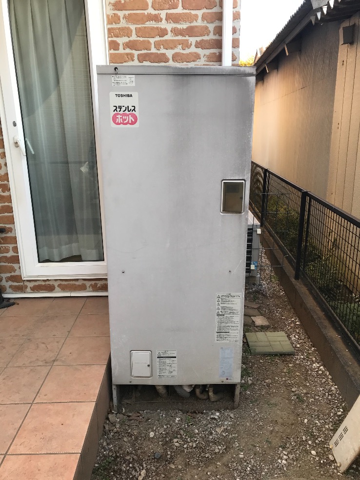 東芝電気温水器HPL-TFB461RAUから日立エコキュートBHP-F46SD｜電気温水器からエコキュート交換工事｜埼玉県川越市仙波町｜奥山建設