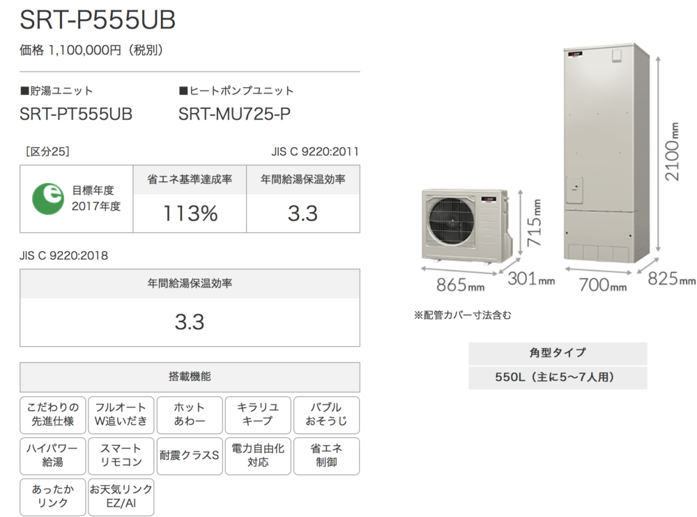 エコキュートの年間給湯保温効率の数値の違いについて知りたい方へ