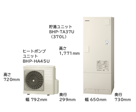 日立のBHP-F37GUのエコキュート交換、修理、取替えをご検討の方へ