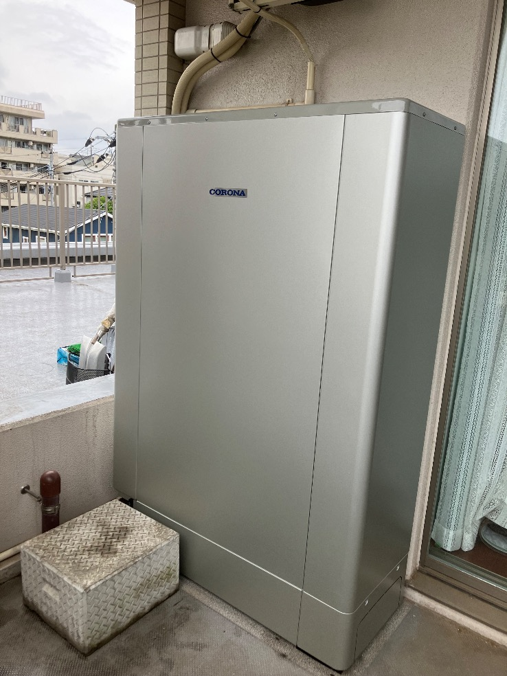 コロナエコキュートCHP-H3026A2からコロナエコキュートCHP-ED302AY5｜エコキュート交換工事｜埼玉県川口市戸塚南｜マンション｜Dクラディア川口戸塚