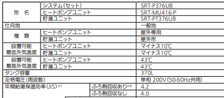 三菱エコキュートSRT-P376UBをご検討の方へ