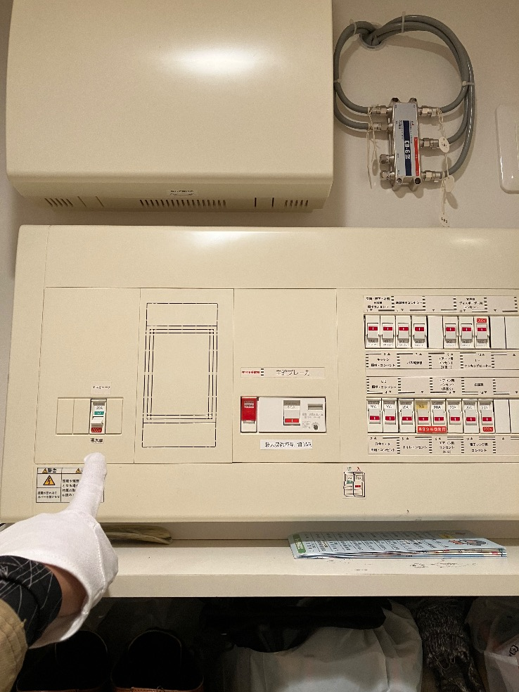 ナショナルエコキュートHE-30C1QMから三菱エコキュートSRT-W306D-BS｜エコキュート交換工事｜東京都江東区東雲｜マンション｜キャナルファーストタワー