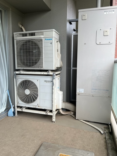 コロナエコキュートCHP-H3014AMからコロナエコキュートCHP-S30AY1-12B｜エコキュート交換工事｜千葉県船橋市上山町｜マンション｜ガーデンプレミアム