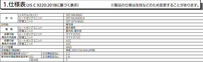 三菱エコキュートSRT-WK466Dをご検討の方へ