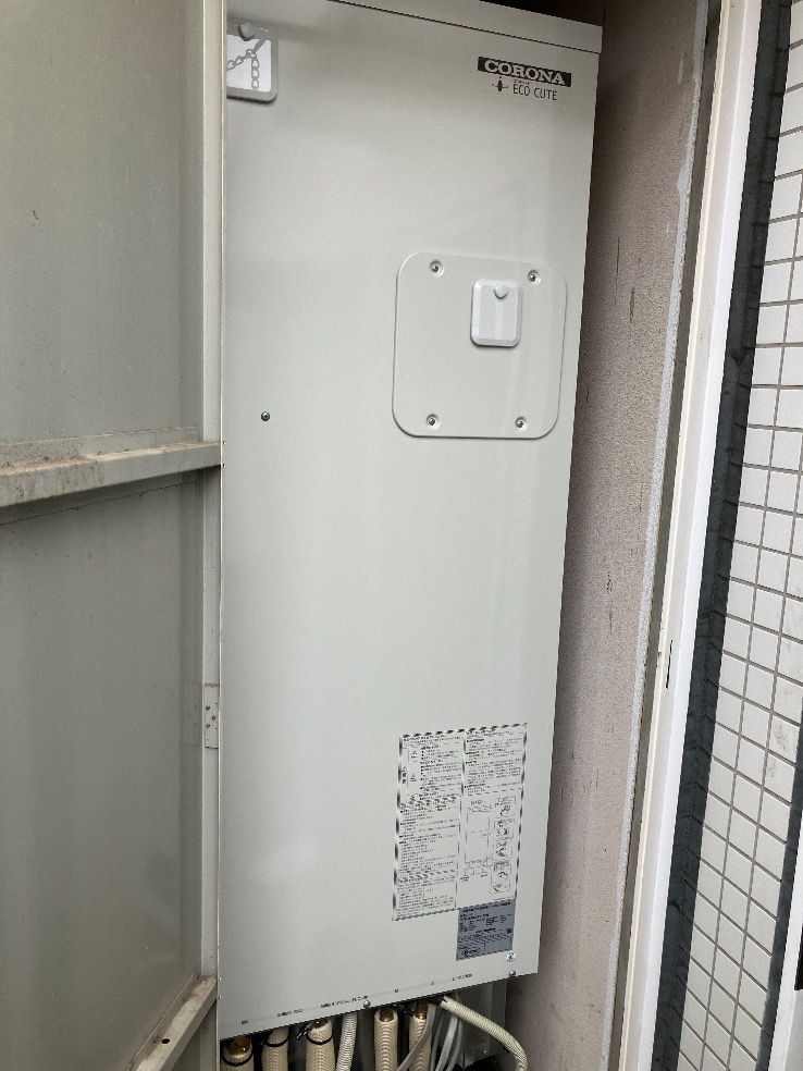 ダイキンエコキュートTU31GFCVからコロナエコキュートCHP-S30AY1-12B｜エコキュート交換工事｜東京都大田区南雪谷｜マンション｜このみやタナカビル